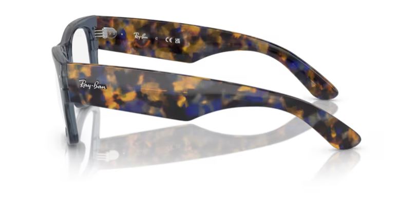 RAY-BAN RX0840V 8296 - Transparent dark blue