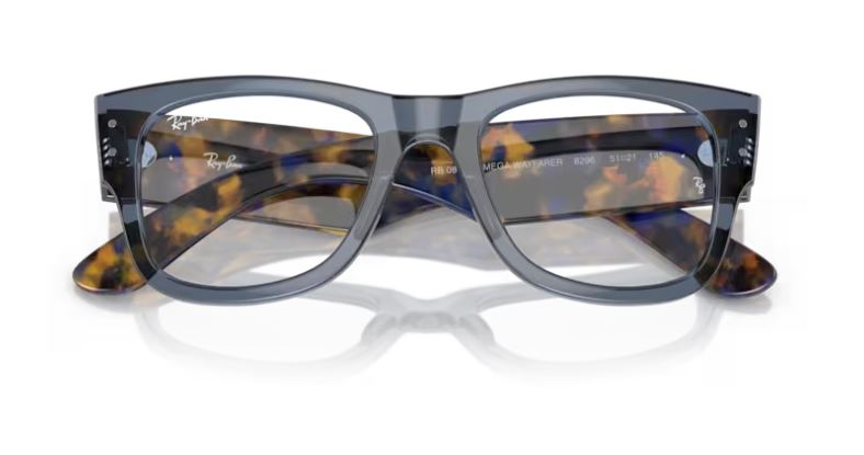 RAY-BAN RX0840V 8296 - Transparent dark blue