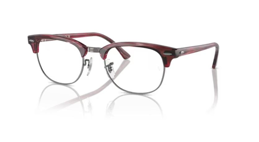 RAY-BAN RX5154 8376 -Striped red Clubmaster