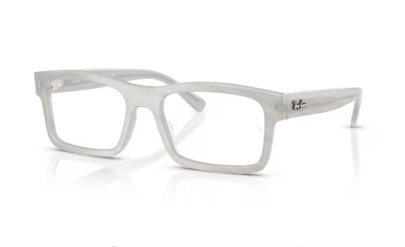 RAY-BAN RX5435 8382 - Photo striped light blue