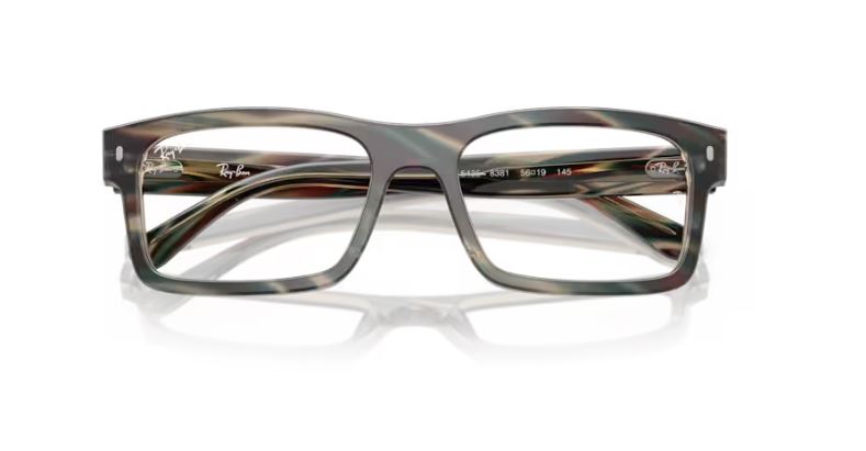 RAY-BAN RX5435 8381 - Photo striped grey