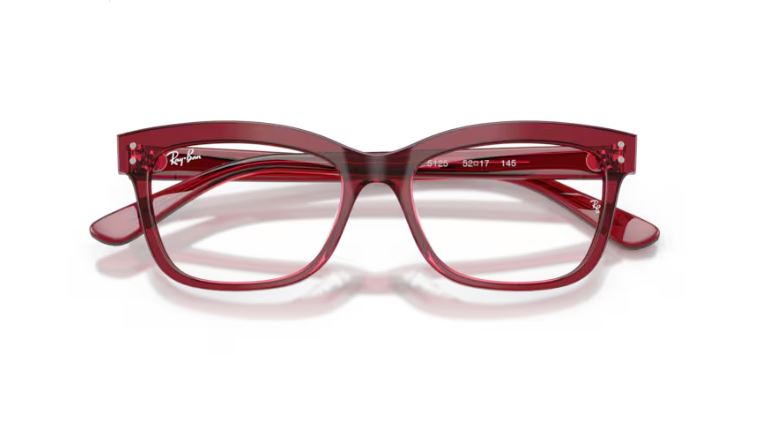 RAY-BAN RX5444I 5125 Transparent burgundy