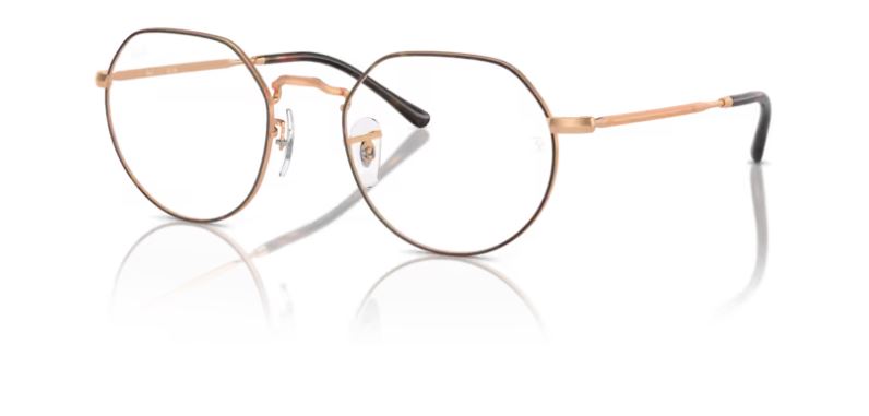 RAY-BAN RX6465 3176 - Havana on rose gold