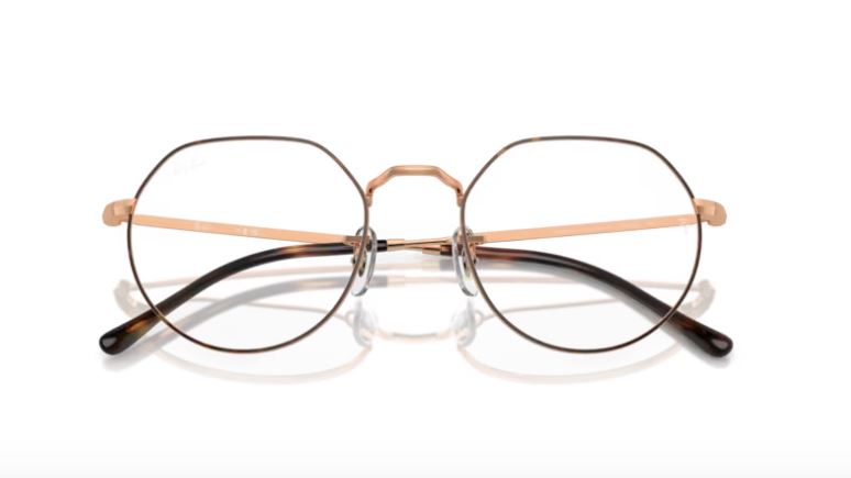 RAY-BAN RX6465 3176 - Havana on rose gold