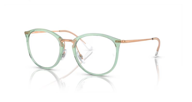 RAY-BAN RX7140 8337 - Transparent green