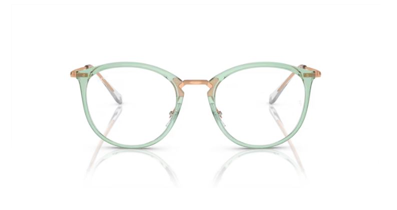 RAY-BAN RX7140 8337 - Transparent green