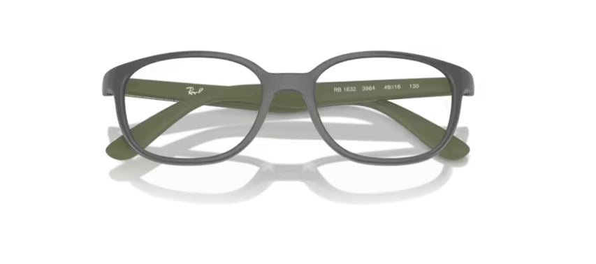 RAY-BAN RY1632 3964 - Dark grey on green