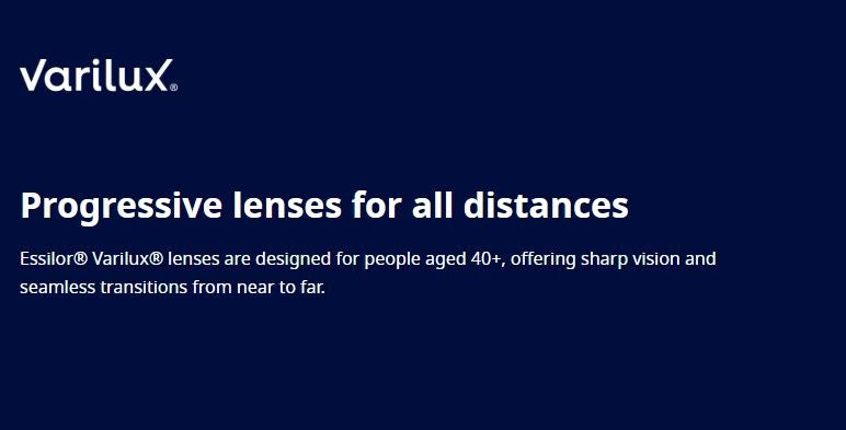 Essilor Crizal Varilux E SERIES Progressive Lens