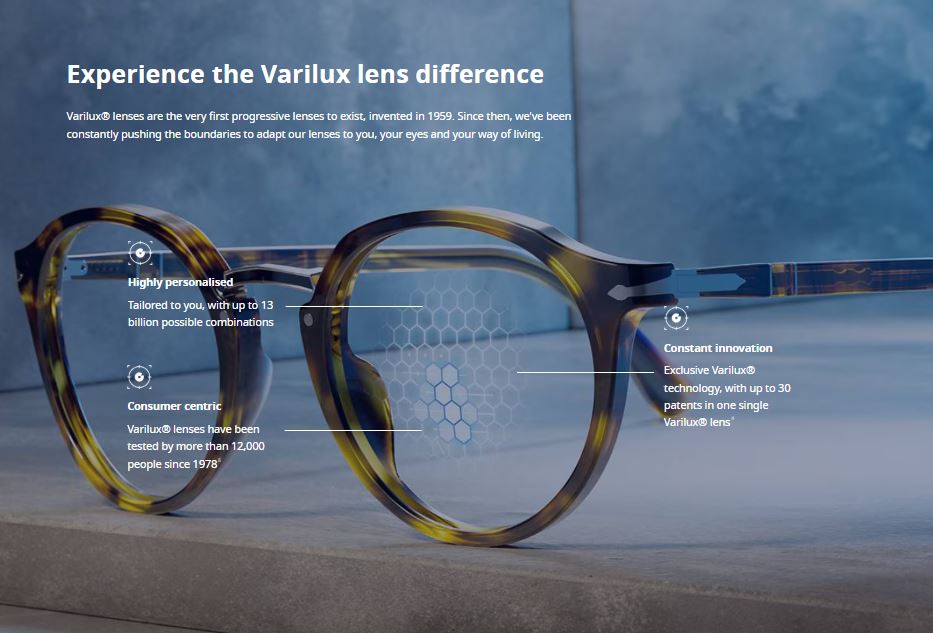 Essilor Crizal Varilux Progress Series Progressive Lens