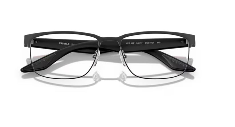 PRADA PS 51PV DG01O1- Black rubber