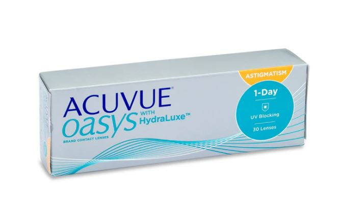 Acuvue Oasys 1 Day with Hydraclear for Astigmatism Contacts 30 Pack