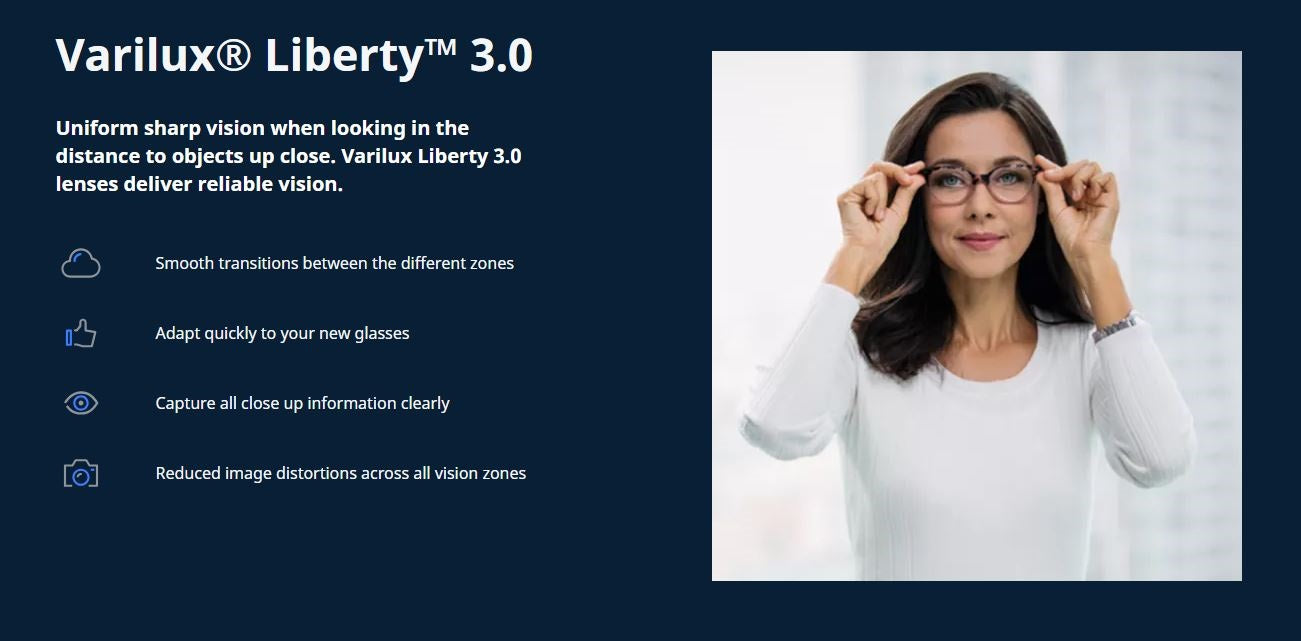 Essilor Crizal Varilux Liberty 3.0 Series Progressive Lens