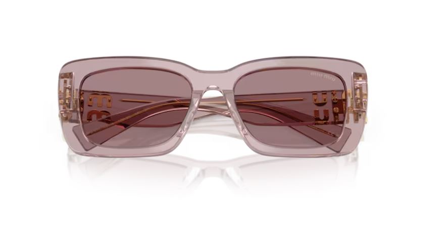MIU MIU MU 07YS 12W20I - Transparent mauve