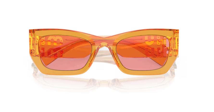 MIU MIU MU 09WS 12T1D0 - Orange transparent