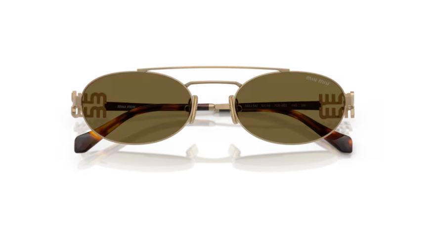 MIU MIU MU 54ZS 7OE09Z - Brass gold