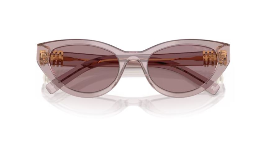 MIU MIU MU A04S 12W20I - Mauve transparent