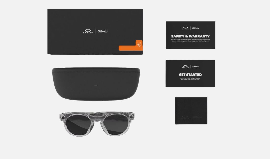 OAKLEY META OW8002-0551 HSTN Clear