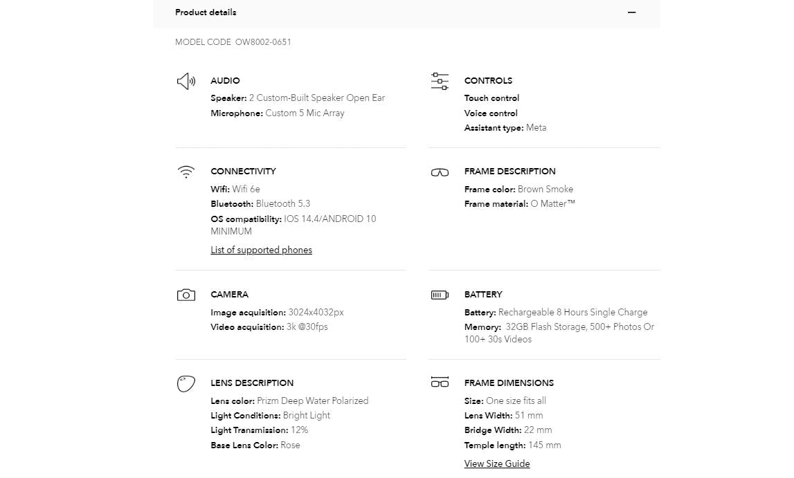 OAKLEY META OW8002-0651 HSTN Brown