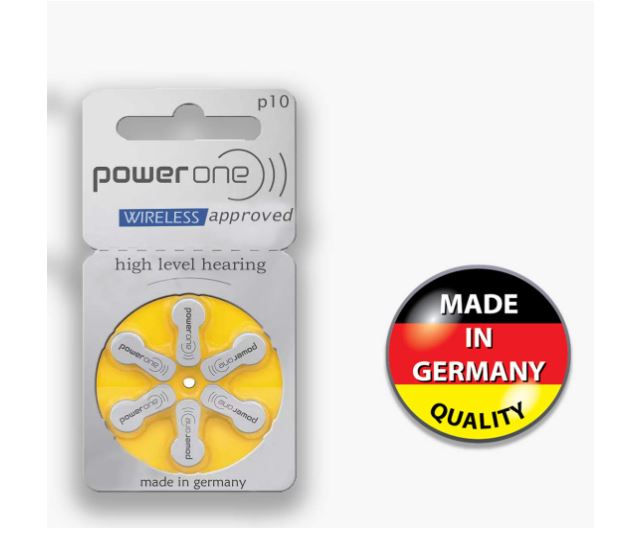 POWERONE POWER ONE P10 HEARING AID BATTERY 60 Pcs
