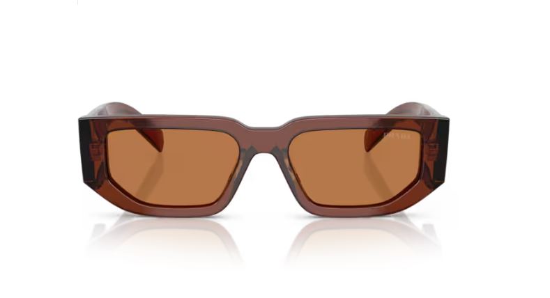 PRADA PR 09ZS 20H90Q Dark brown transparent