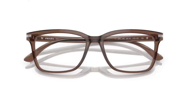 PRADA PR 14WV 17O1O1 - Brown transparent