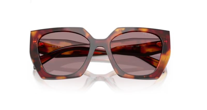 PRADA PR 15WS 22A20I - Poppy tortoise