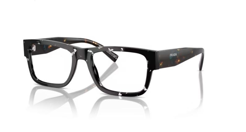 PRADA PR 15YV 15S1O1 Black crystal tortoise