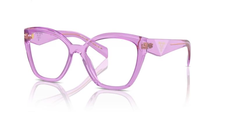 PRADA PR 20ZV 13R1O1 Transparent amethyst