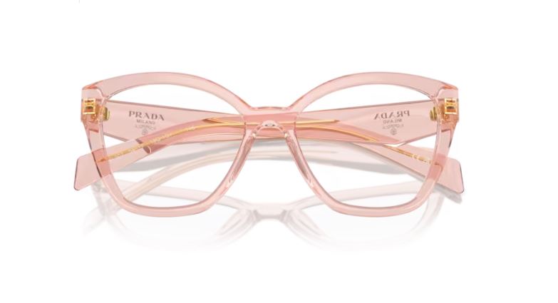 PRADA PR 20ZV 19Q1O1 Transparent peach