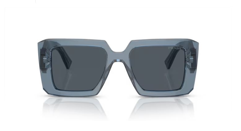 PRADA PR 23YS 19O70B Transparent graphite