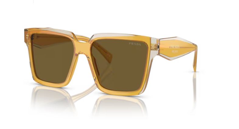PRADA PR 24ZS 14I01T Ocher/crystal grey