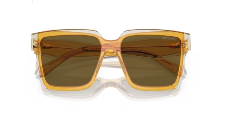PRADA PR 24ZS 14I01T Ocher/crystal grey
