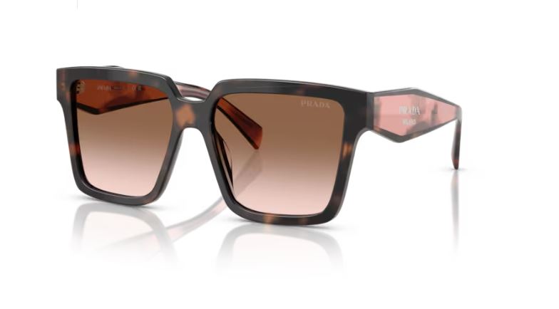 PRADA PR 24ZS 23A0A6 Mauve tortoise