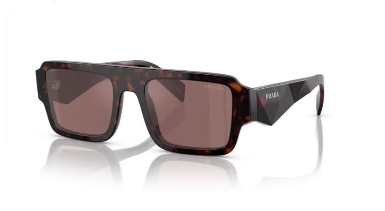PRADA PR A05S 17N90B Briar tortoise