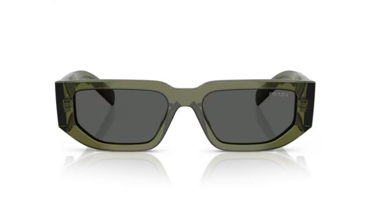 PRADA PR 09ZS 25A40L Transparent military green