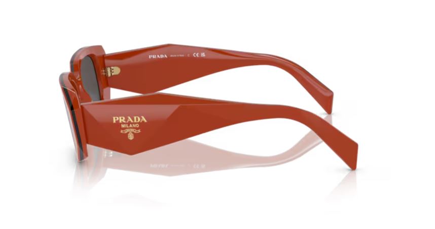 PRADA PR 17WS 12N5S0 - Orange/black