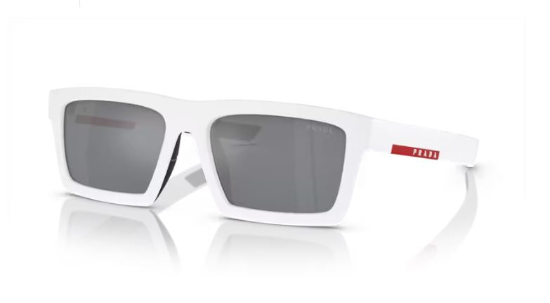 PRADA LINEA ROSSA PS 02ZSU 17S40A Matte white/black rubber