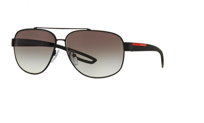 PRADA LINEA ROSSA PS 58QS-DG00A7 Black rubber