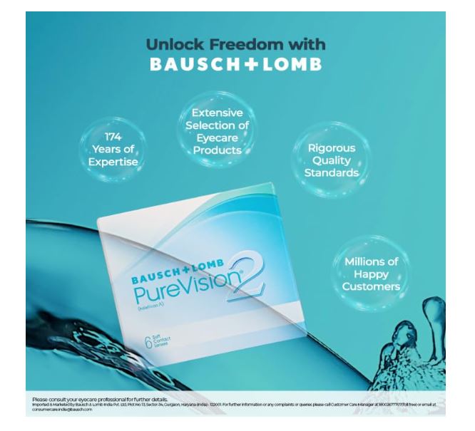 Bausch & Lomb Purevision2 Contact Lens 6