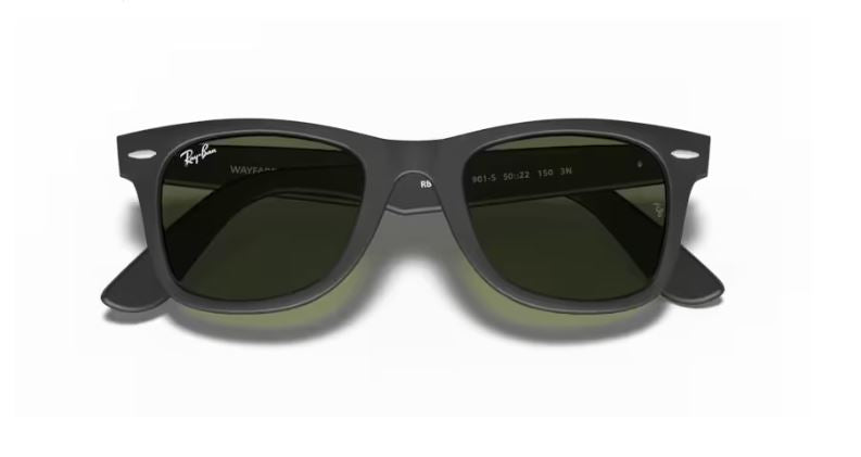 RAY-BAN RB2140F 901S Black Wayfarer