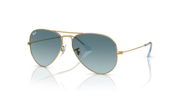RAY-BAN RB3025 0013M Gold Aviator large metal