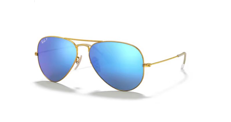 RAY-BAN RB3025 112-4L Gold Aviator large metal