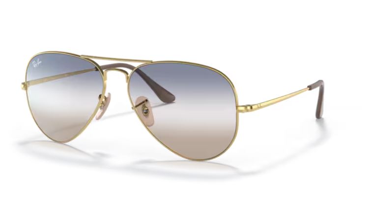 RAY-BAN RB3689 001GD - Aviator metal ii