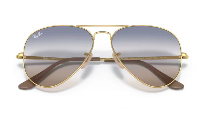 RAY-BAN RB3689 001GD - Aviator metal ii
