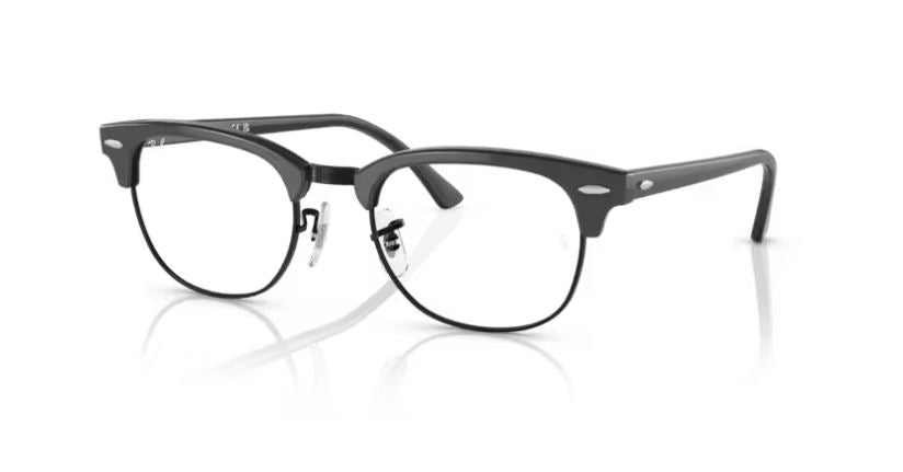 RAY-BAN RX5154 8232 - Grey on black Clubmaster