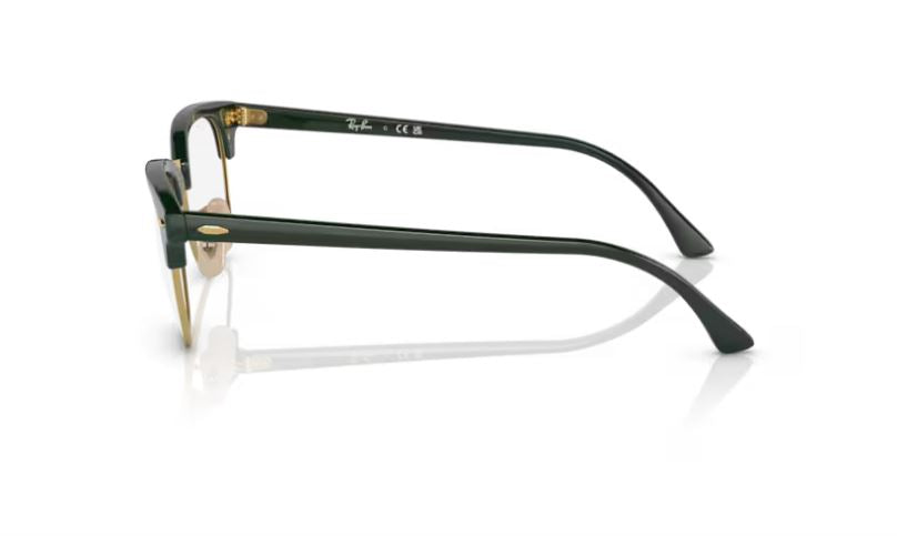 RAY-BAN RX5154 8233 - Green on gold Clubmaster