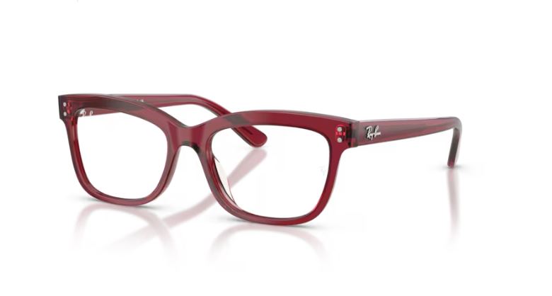 RAY-BAN RX5444I 5125 Transparent burgundy