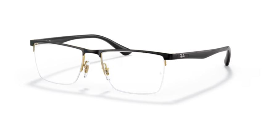 RAY-BAN RX6443I 2890 - Black on gold