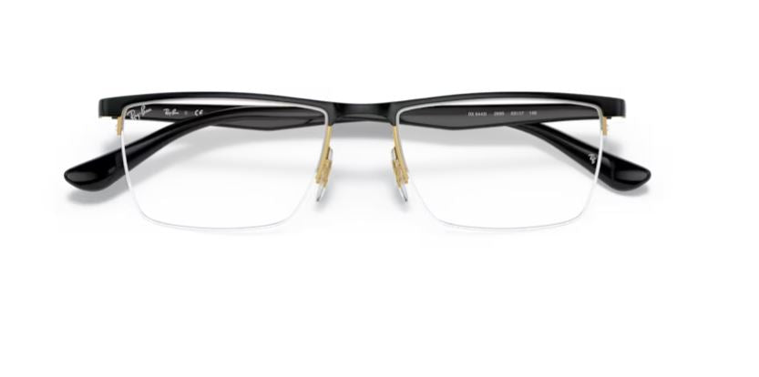 RAY-BAN RX6443I 2890 - Black on gold