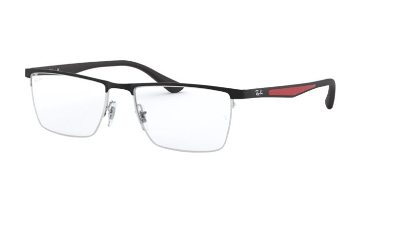 RAY-BAN RX6443I 3062 - Matte black on silver